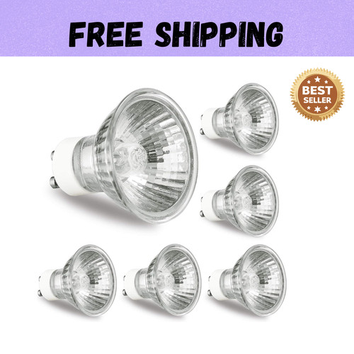 Pack gu10 bulb 120v - 6,